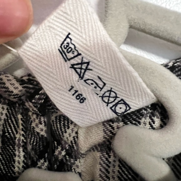 NWT Gap Kids plaid sleeveless dress, black & off white,large,size 12-18 months - Picture 7 of 7